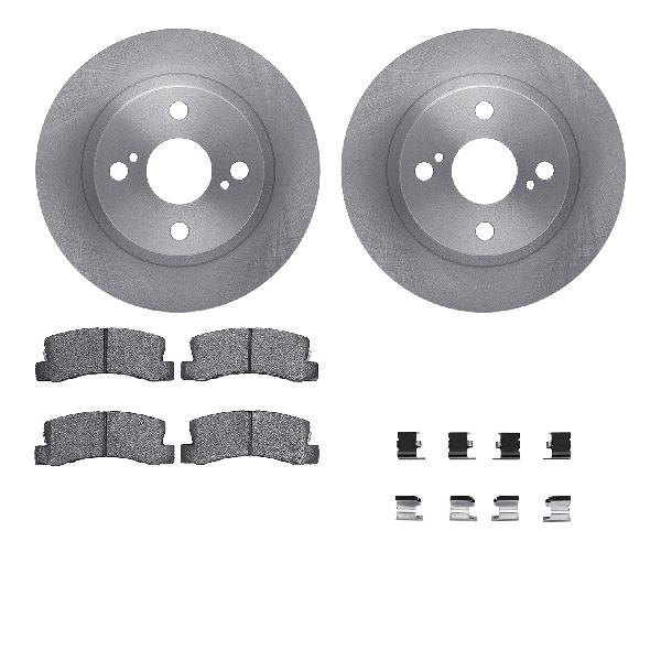 1989-1992 Geo Prizm Disc Brake Kit - Rear (Dynamic Friction)
