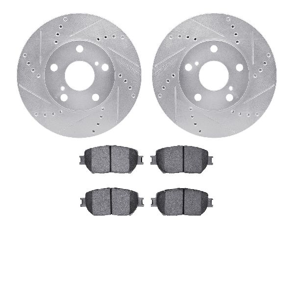 2002-2006 Toyota Camry Disc Brake Kit - Front (Dynamic Friction)