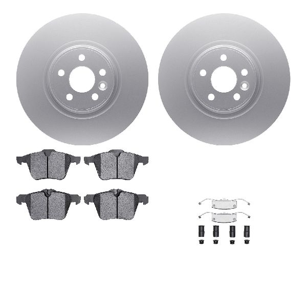 2007-2010 Volvo S80 Disc Brake Kit - Front (Dynamic Friction)