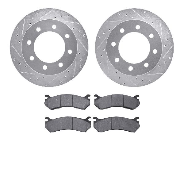 2001-2010 GMC Sierra 2500 HD Disc Brake Kit - Rear (Dynamic Friction)