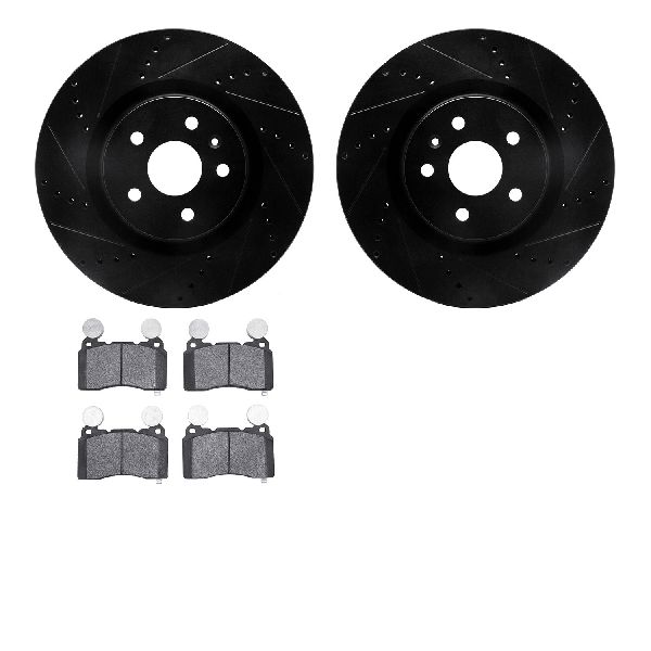 2010-2015 Chevrolet Camaro Disc Brake Kit - Front (Dynamic Friction)