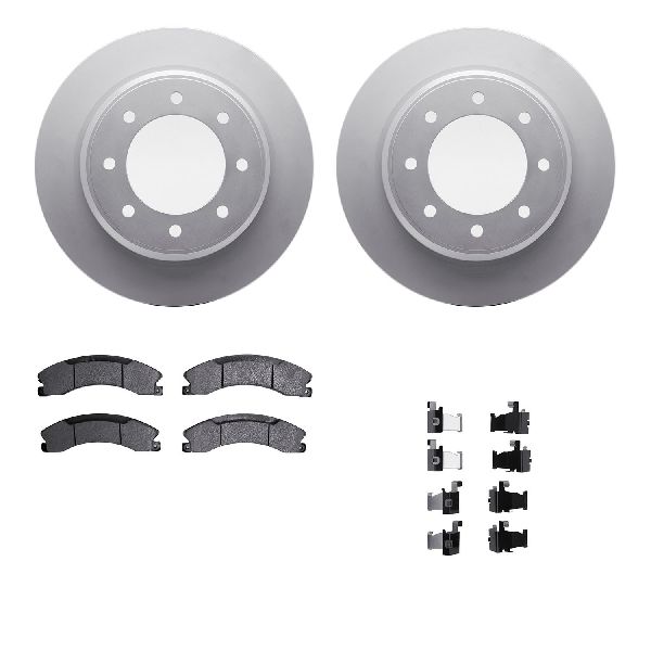 2012-2021 Nissan NV1500 Disc Brake Kit - Rear (Dynamic Friction)