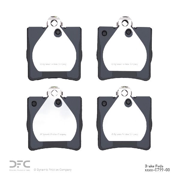 1996-2000 Mercedes-Benz C280 Disc Brake Pad Set - Rear (Dynamic Friction)