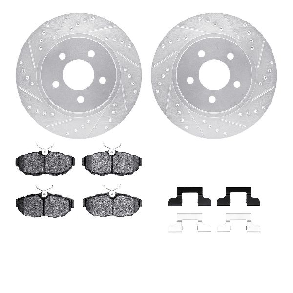 2007-2014 Ford Mustang Disc Brake Kit - Rear (Dynamic Friction)
