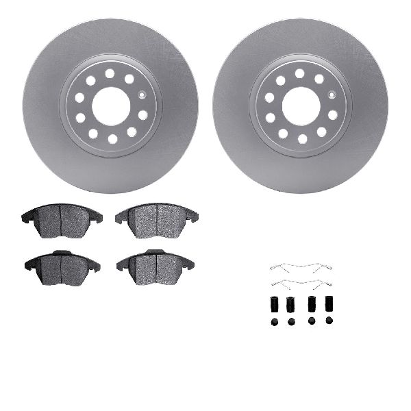 2006-2010 Volkswagen Passat Disc Brake Kit - Front (Dynamic Friction)