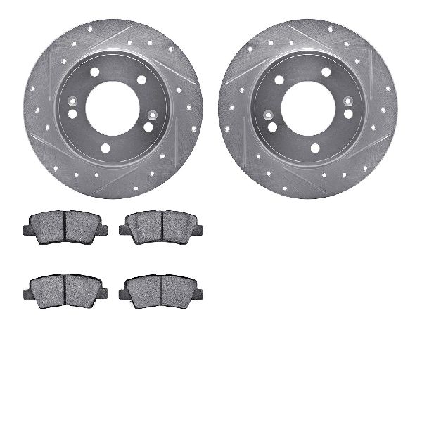 2011-2020 Hyundai Elantra Disc Brake Kit - Rear (Dynamic Friction)