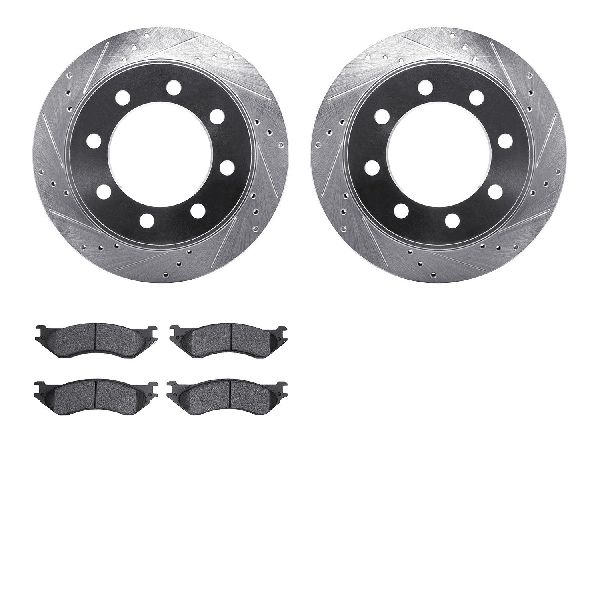 2006-2008 Dodge Ram 1500 Disc Brake Kit - Rear (Dynamic Friction)