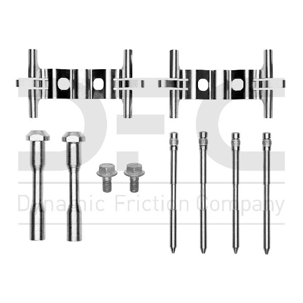 2016-2018 Ford Focus Disc Brake Hardware Kit - Front (Dynamic Friction)