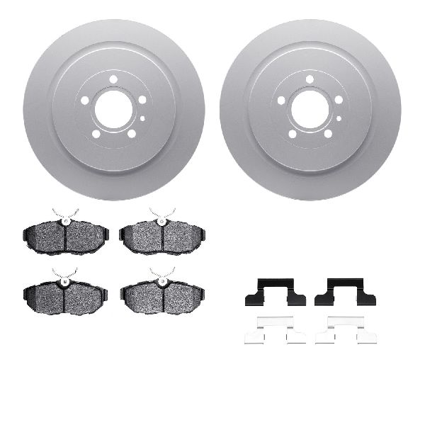 2013-2014 Ford Mustang Disc Brake Kit - Rear (Dynamic Friction)
