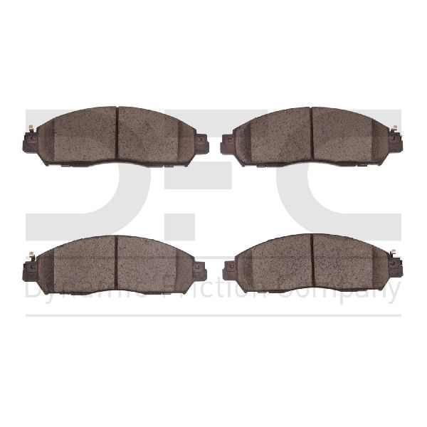 2018-2025 Nissan LEAF Disc Brake Pad Set - Front (Dynamic Friction)