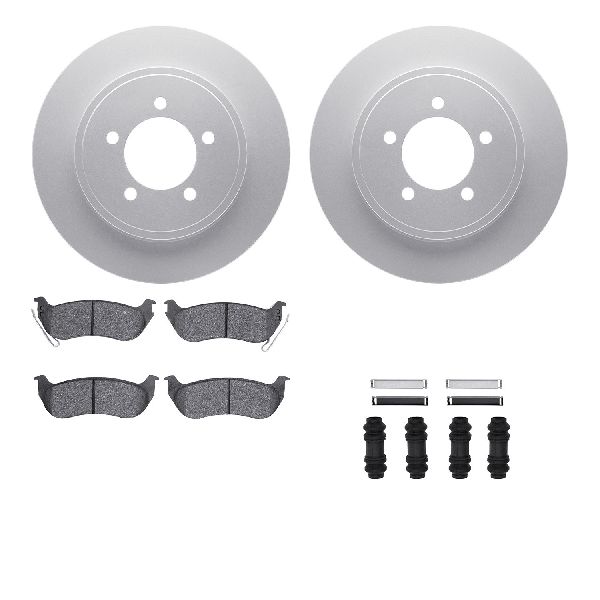 2007-2010 Ford Explorer Sport Trac Disc Brake Kit - Rear (Dynamic Friction)