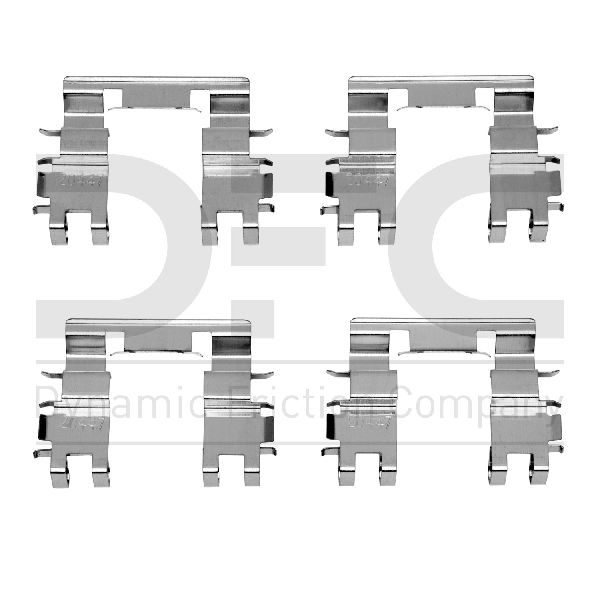 1988-1990 Honda Prelude Disc Brake Hardware Kit - Front (Dynamic Friction)