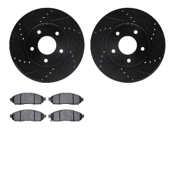 2015-2018 Chevrolet City Express Disc Brake Kit - Front (Dynamic Friction)