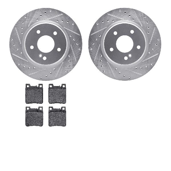 2006-2007 Mercedes-Benz C350 Disc Brake Kit - Rear (Dynamic Friction)
