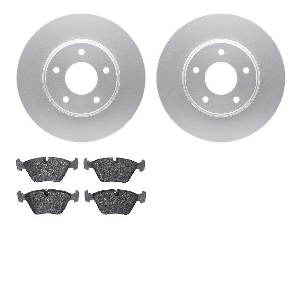 1997-1999 Jaguar XK8 Disc Brake Kit - Front (Dynamic Friction)