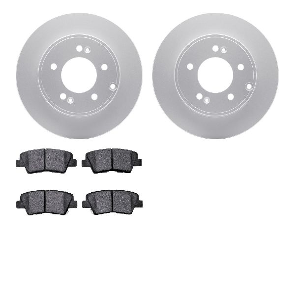 2009-2011 Hyundai Azera Disc Brake Kit - Rear (Dynamic Friction)