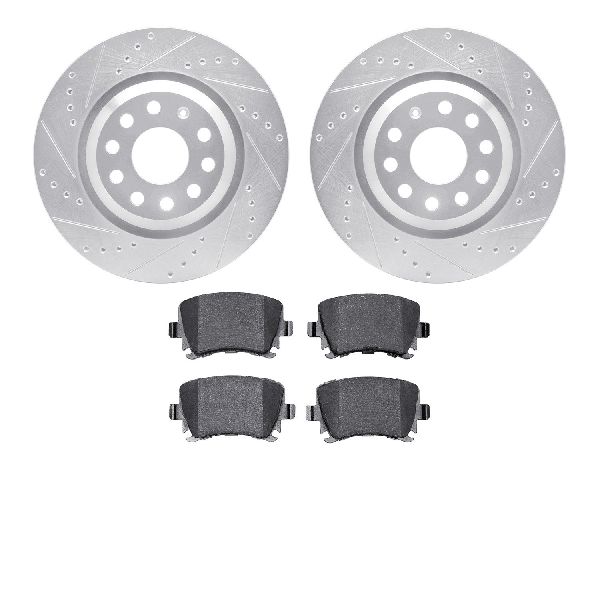 2012-2016 Volkswagen CC Disc Brake Kit - Rear (Dynamic Friction)