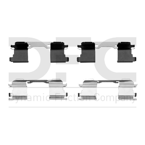 2010-2018 Mercedes-Benz Sprinter 2500 Disc Brake Hardware Kit - Front (Dynamic Friction)