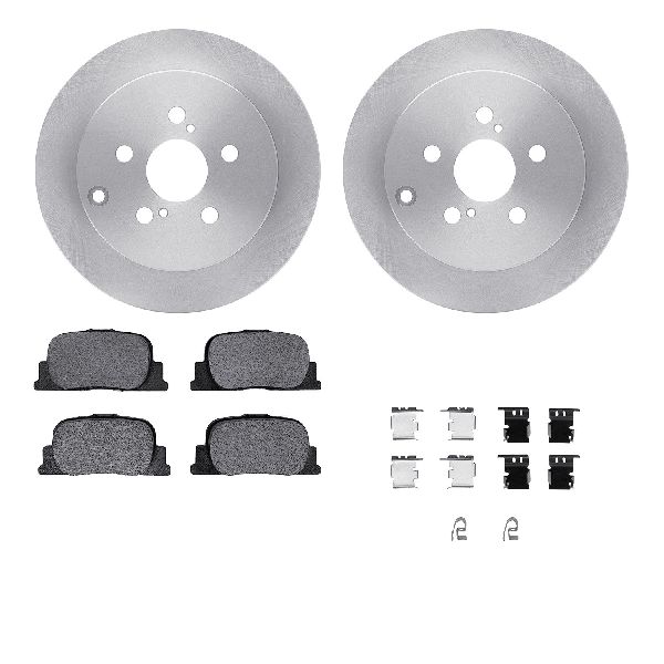 2005-2010 Scion tC Disc Brake Kit - Rear (Dynamic Friction)