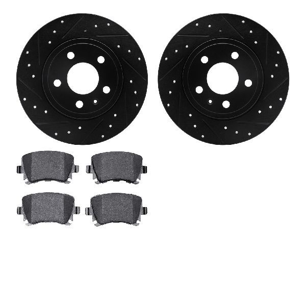 2000-2009 Audi A4 Disc Brake Kit - Rear (Dynamic Friction)
