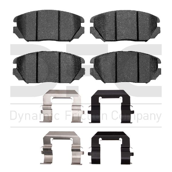 2010-2017 Chevrolet Equinox Disc Brake Pad Set - Front (Dynamic Friction)