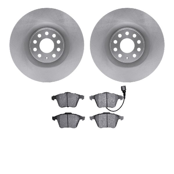 2009-2011 Volkswagen CC Disc Brake Kit - Front (Dynamic Friction)