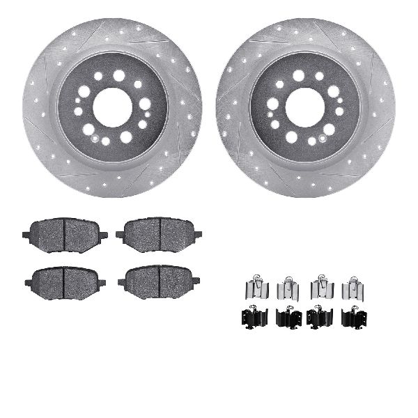 2017-2021 Honda Clarity Disc Brake Kit - Rear (Dynamic Friction)