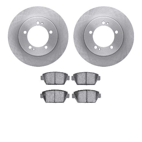 1990-1994 Plymouth Laser Disc Brake Kit - Rear (Dynamic Friction)