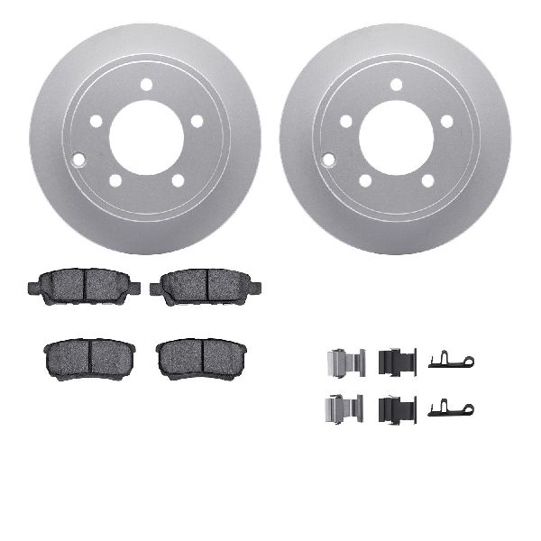 2008-2014 Dodge Avenger Disc Brake Kit - Rear (Dynamic Friction)