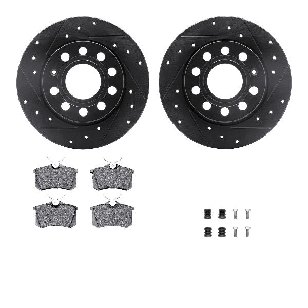 2013-2019 Volkswagen Beetle Disc Brake Kit - Rear (Dynamic Friction)
