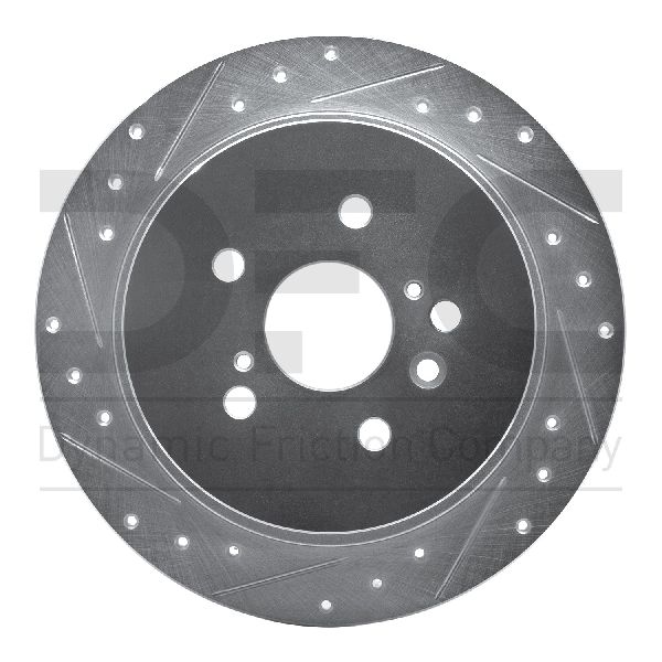 2008-2013 Toyota Highlander Disc Brake Rotor - Rear Left (Dynamic Friction)