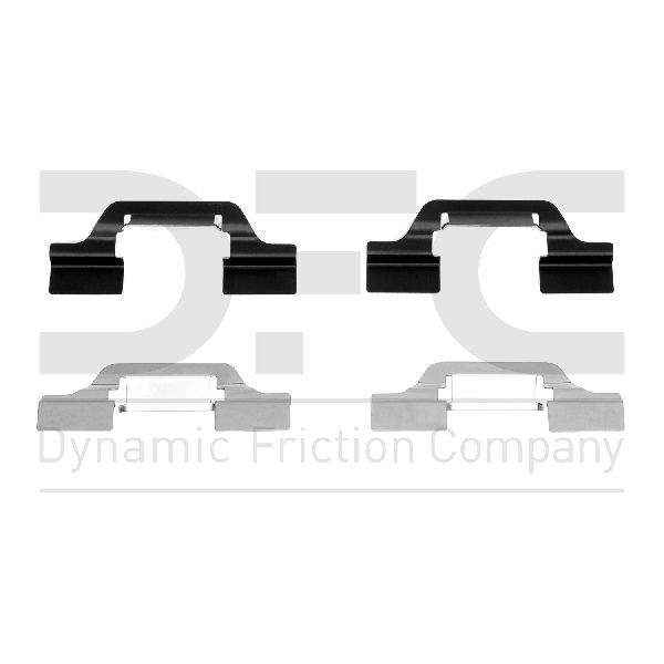 2003-2006 Volkswagen Golf Disc Brake Hardware Kit - Rear (Dynamic Friction)