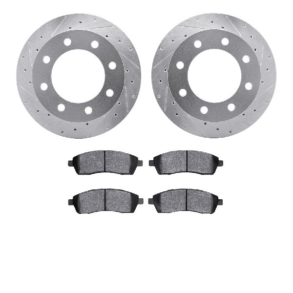 2000-2005 Ford Excursion Disc Brake Kit - Rear (Dynamic Friction)