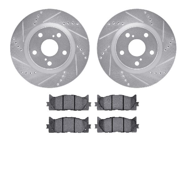 2013-2018 Lexus ES300h Disc Brake Kit - Front (Dynamic Friction)