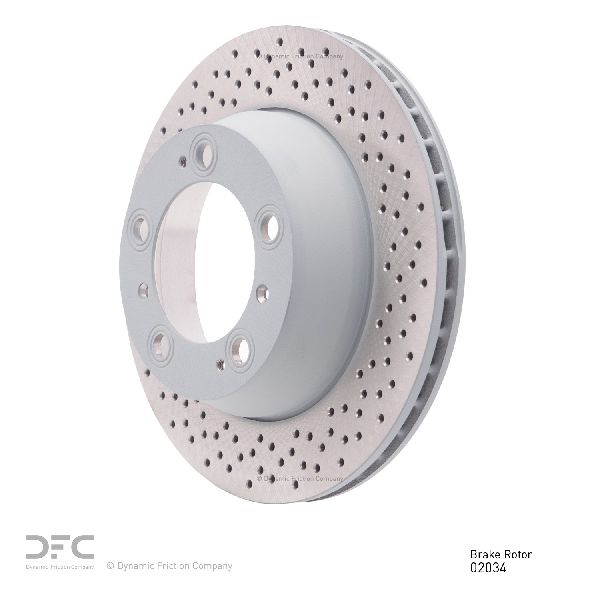1999-2008 Porsche 911 Disc Brake Rotor - Rear (Dynamic Friction)
