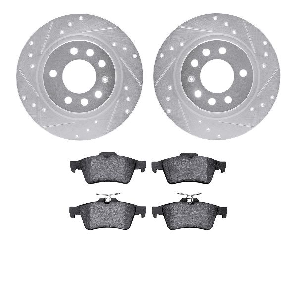 2007-2010 Saturn Sky Disc Brake Kit - Rear (Dynamic Friction)