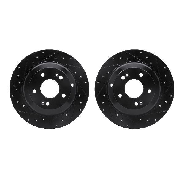2010-2016 Hyundai Genesis Coupe Disc Brake Rotor Set - Rear (Dynamic Friction)