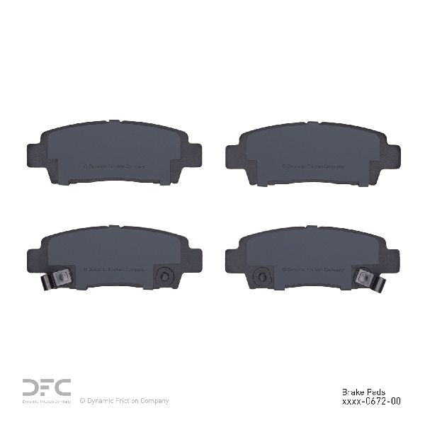1995-1999 Toyota Avalon Disc Brake Pad Set - Rear (Dynamic Friction)