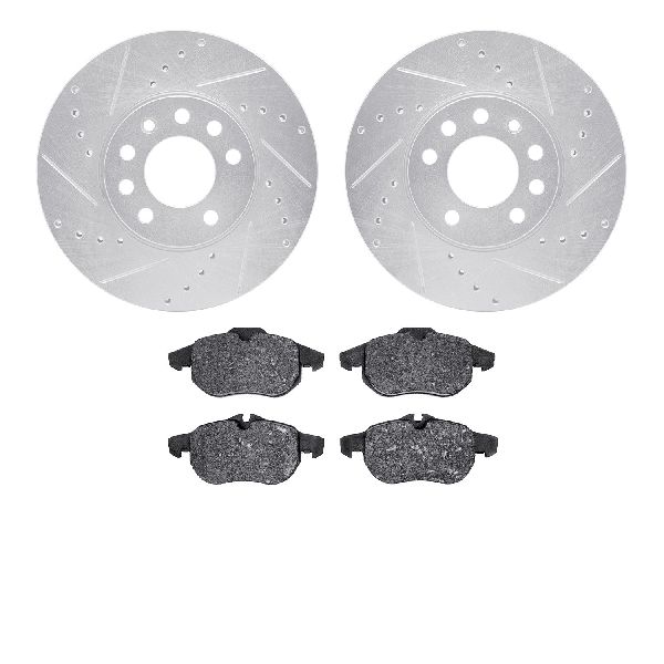 2003-2011 Saab 9-3 Disc Brake Kit - Front (Dynamic Friction)
