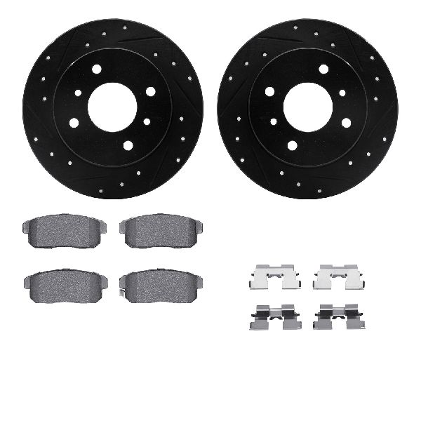 2000-2002 INFINITI G20 Disc Brake Kit - Rear (Dynamic Friction)
