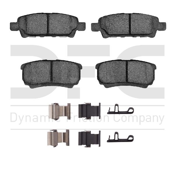 2009-2014 Dodge Avenger Disc Brake Pad Set - Rear (Dynamic Friction)