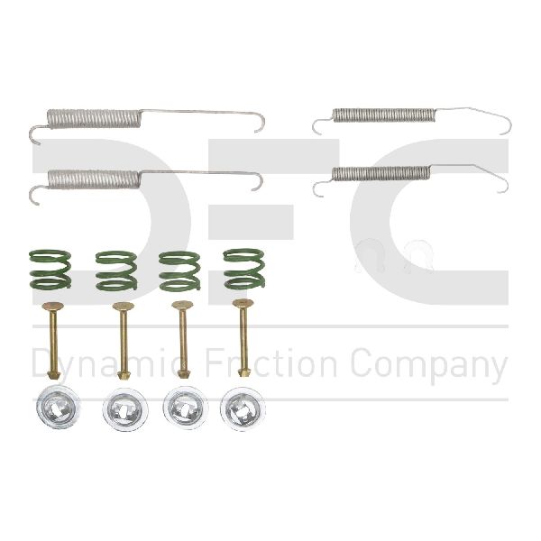 1988-1989 Isuzu I-Mark Drum Brake Hardware Kit - Rear (Dynamic Friction)