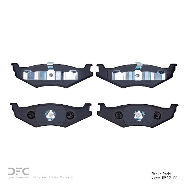 1995-2005 Dodge Neon Disc Brake Pad Set - Rear (Dynamic Friction)
