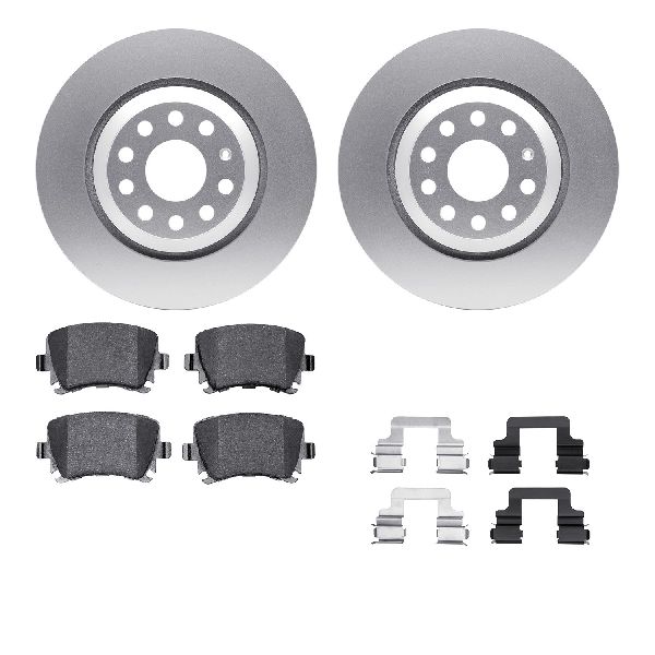 2009-2011 Volkswagen CC Disc Brake Kit - Rear (Dynamic Friction)