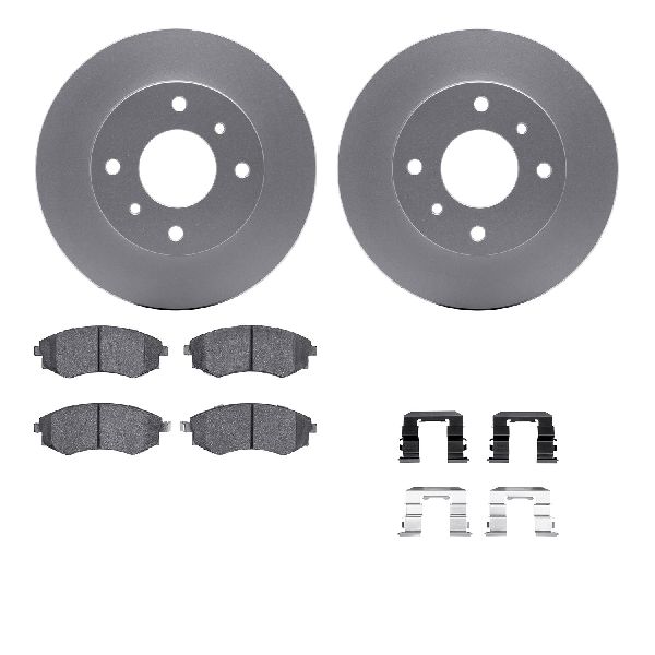 1997-1998 Nissan 240SX Disc Brake Kit - Front (Dynamic Friction)