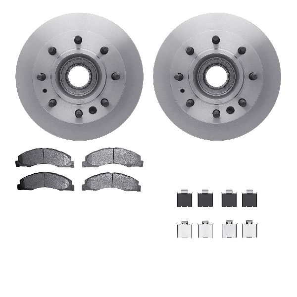 2008-2024 Ford E-350 Super Duty Disc Brake Kit - Front (Dynamic Friction)
