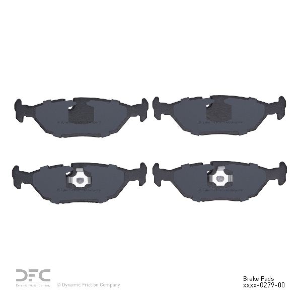 1988 BMW M5 Disc Brake Pad Set - Rear (Dynamic Friction)