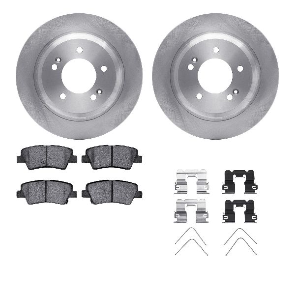 2018-2020 Hyundai Elantra GT Disc Brake Kit - Rear (Dynamic Friction)
