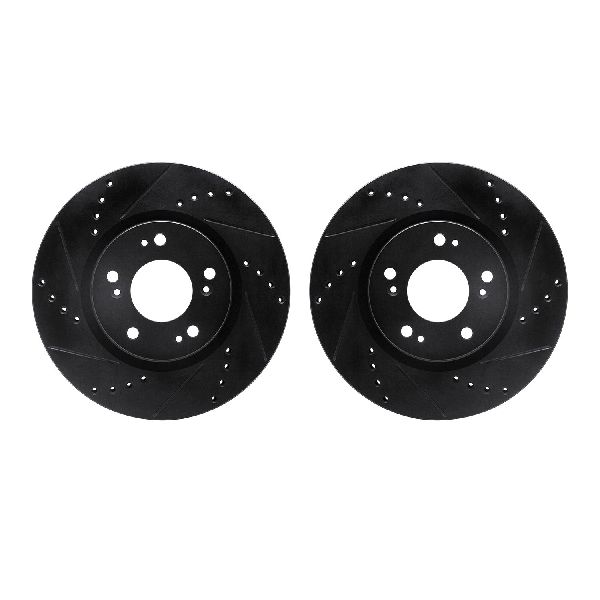 2006-2012 Mitsubishi Eclipse Disc Brake Rotor Set - Front (Dynamic Friction)