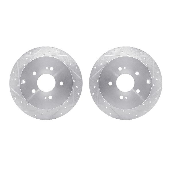 2004-2011 Mitsubishi Endeavor Disc Brake Rotor Set - Rear (Dynamic Friction)